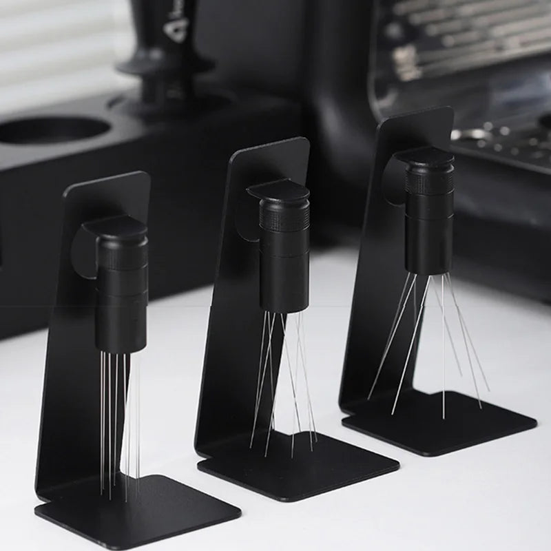 Precision Magnetic WDT Tool | Adjustable Espresso Distribution Tool & Stand